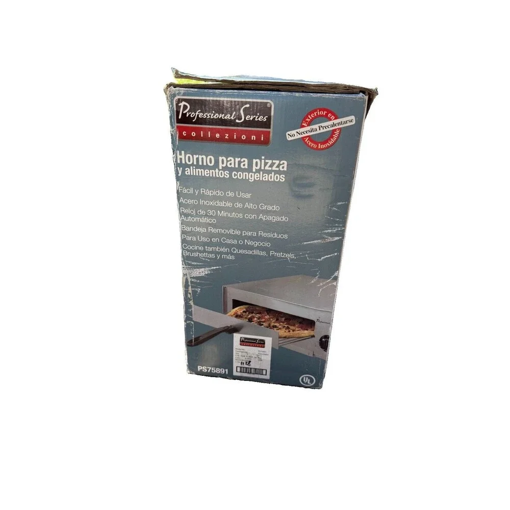 New Professional Series PS75891 Pizza Oven Baker and Frozen Snack Stainless